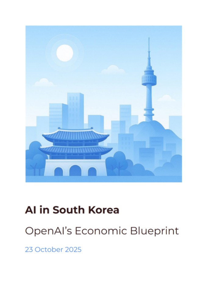 AI in South Korea: OpenAI’s Economic Blueprint