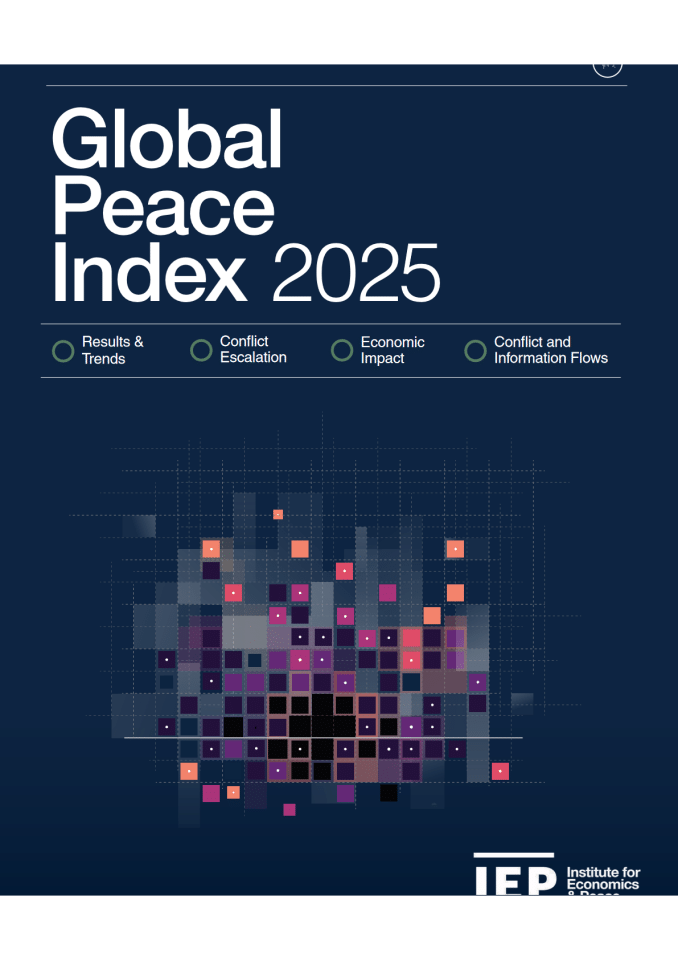2025年全球和平指数报告：识别与衡量推动和平的因素