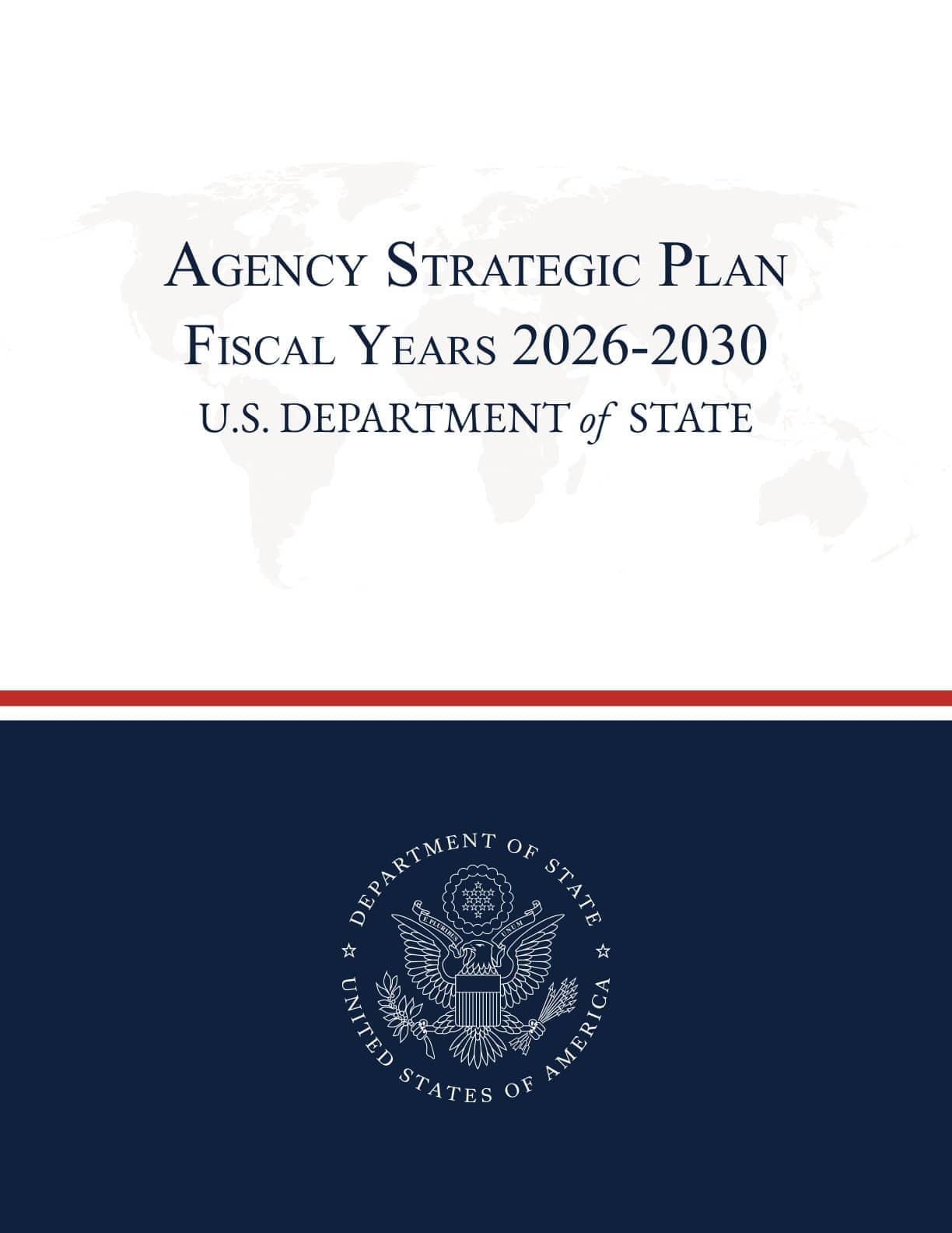 美国国务院机构战略计划（2026-2030财年）