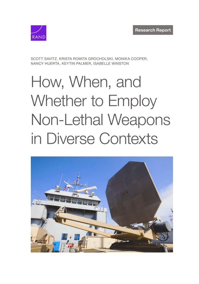 不同情境下非致命武器的运用时机与方式研究