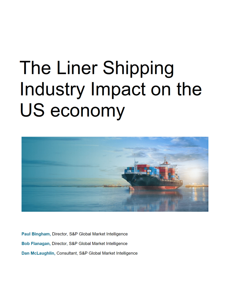 班轮航运业对美国经济的影响