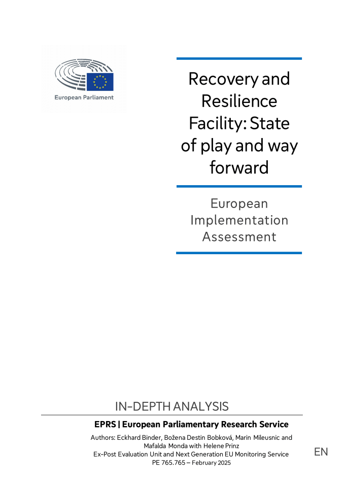 复苏与韧性基金：实施现状与未来展望