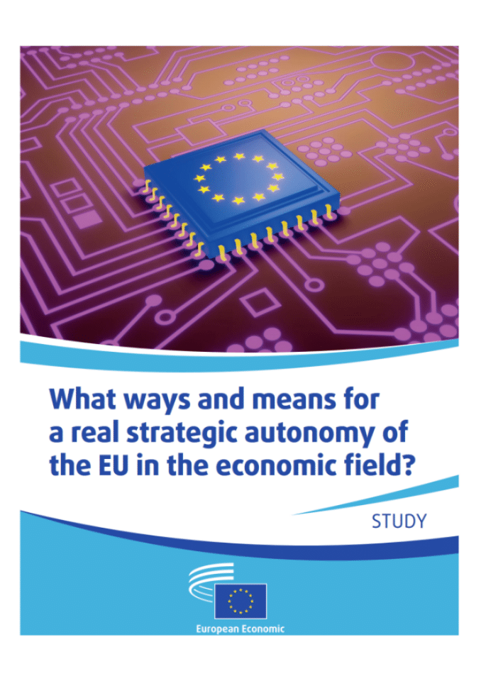 欧洲经济与社会委员会（EESC）研究报告：欧盟实现经济领域真正战略自主的途径与手段