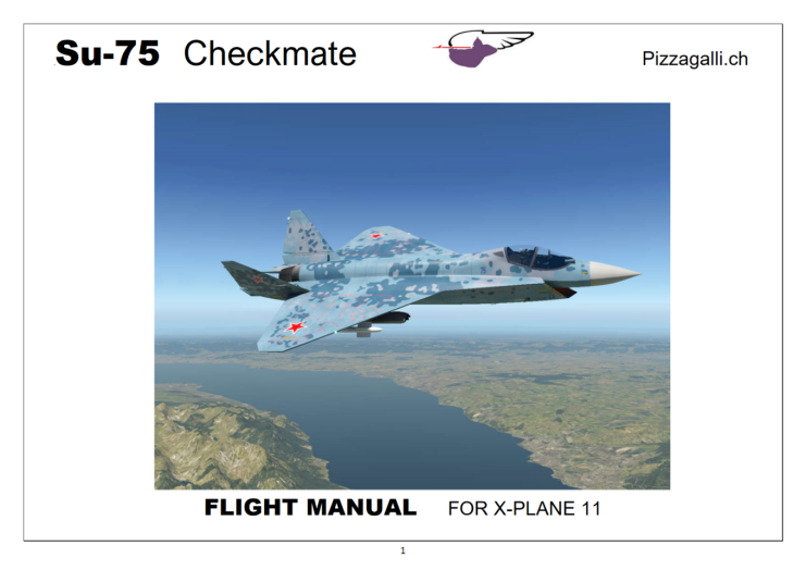 苏霍伊S-75“将军”战斗机：X-Plane 11飞行手册