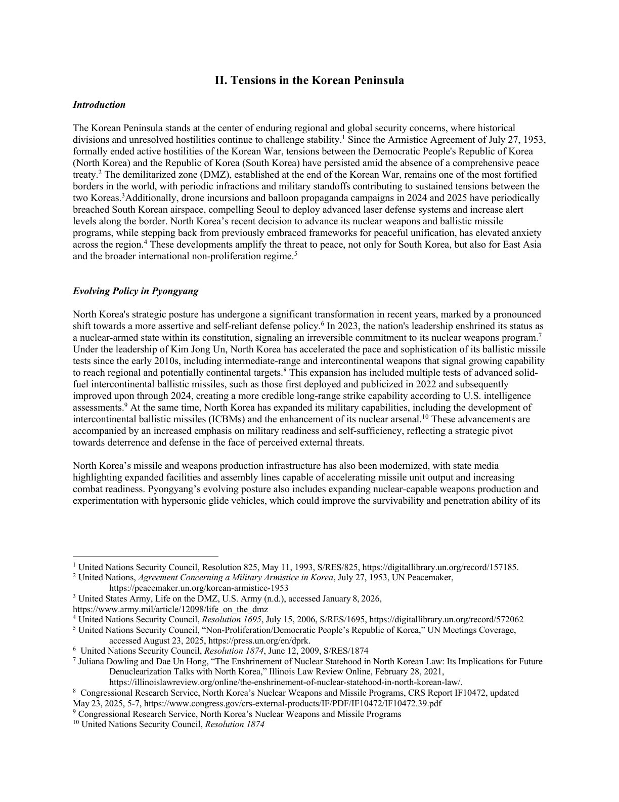 朝鲜半岛紧张局势分析