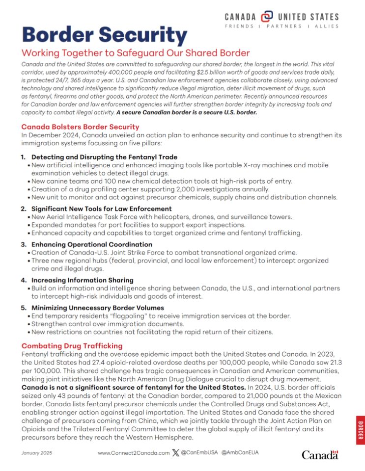 边境安全：加美强化边境安全合作