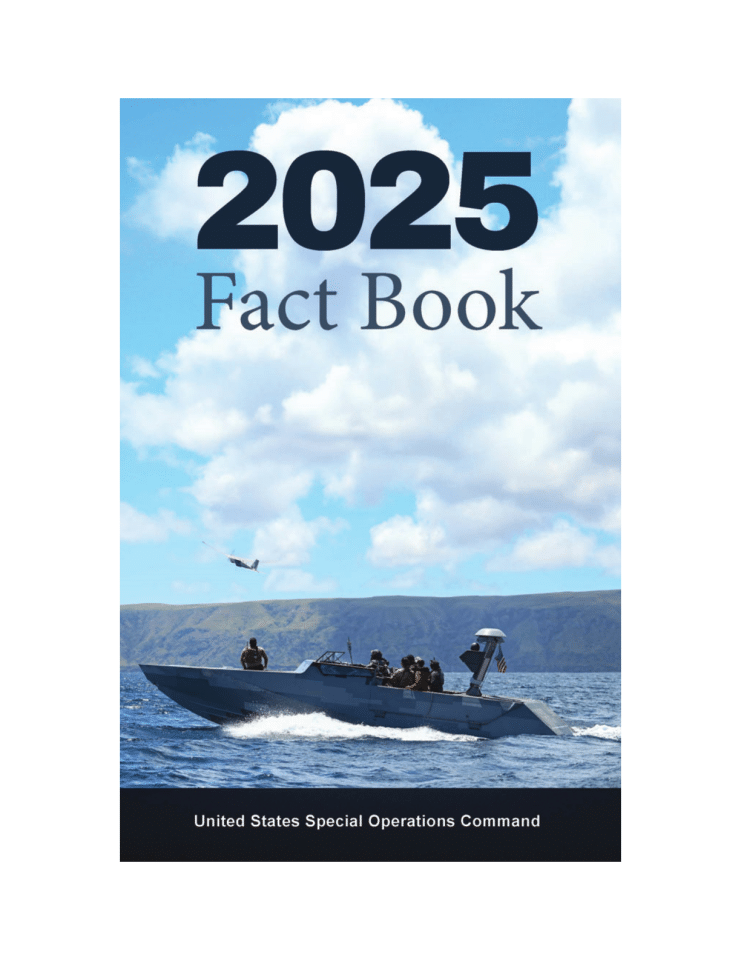 美国特种作战司令部2025年概况报告
