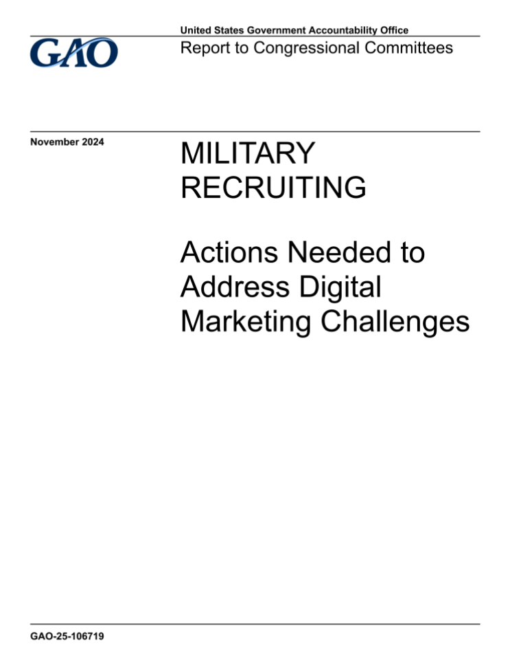 军事招募：应对数字营销挑战所需的行动