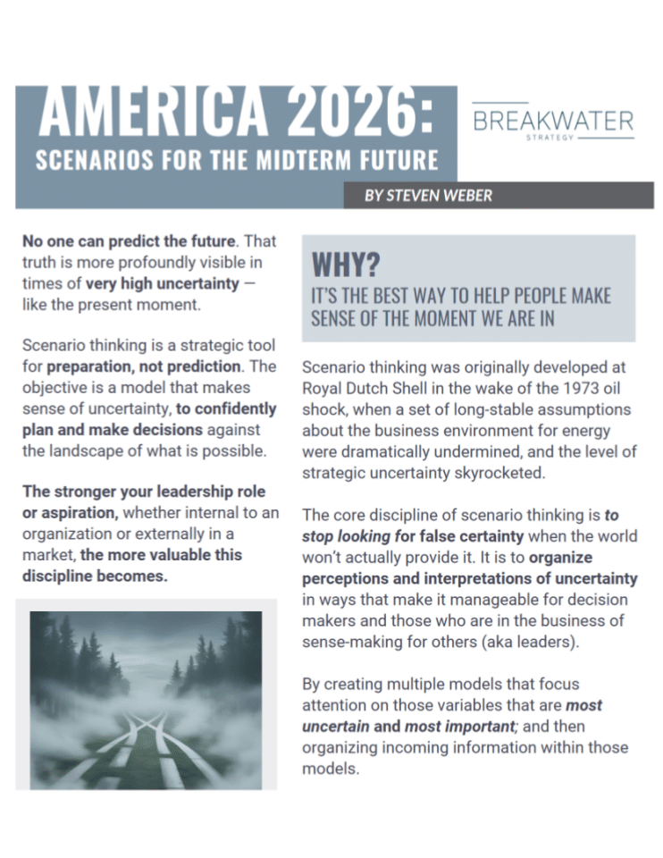 美国2026年政治经济格局情景分析