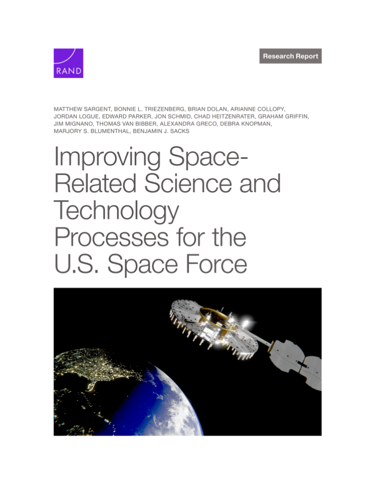改善美国太空部队与太空相关的科学和技术流程