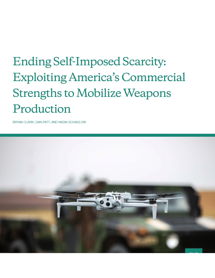 终结自我强加的稀缺：利用美国商业优势动员武器生产