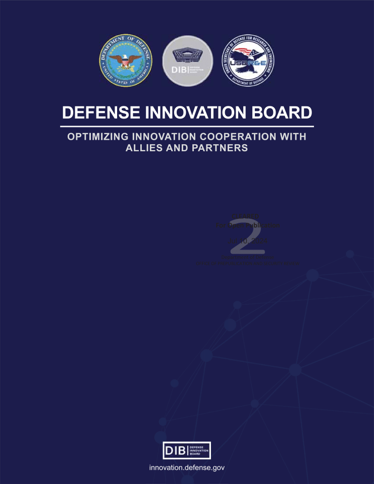 优化与盟友及合作伙伴的创新合作